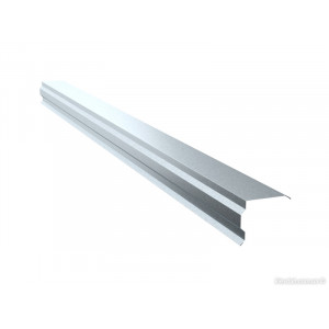Вітрова планка для металочерепиці з ребром Arcelor 0,5 AlZn150 Алюмоцинк